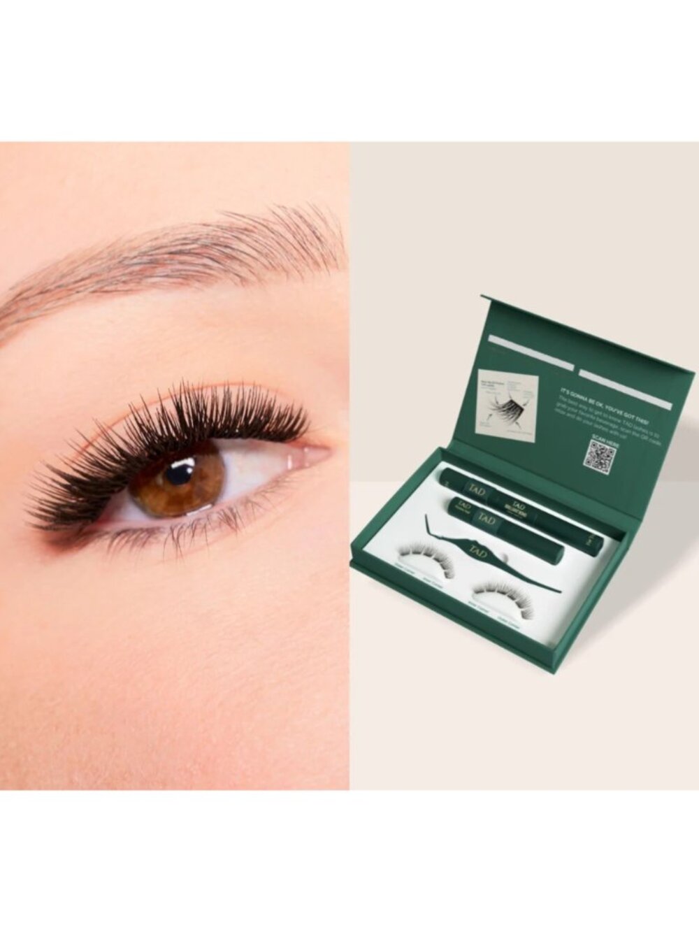 TAD Beauty DIY Lash Kit Dream Midi 3D Printed Lash Clusters Waterproof / NIB